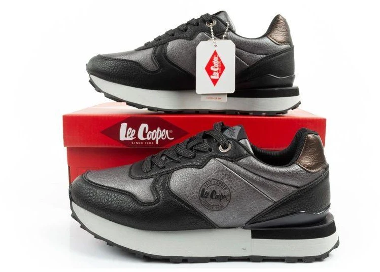 Lee Cooper sportiniai bateliai moteriški madingi patogūs patvarūs pilki juodi