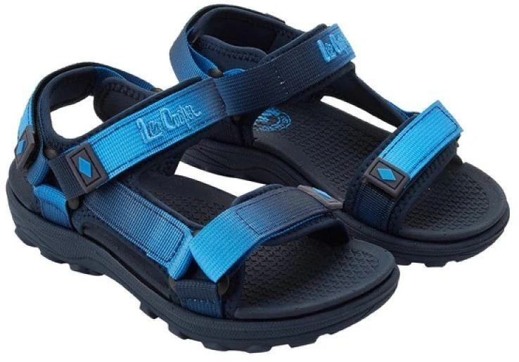 Lee Cooper vaikiški berniukų sandalai su lipukais vasaros paplūdimio mėlyni
