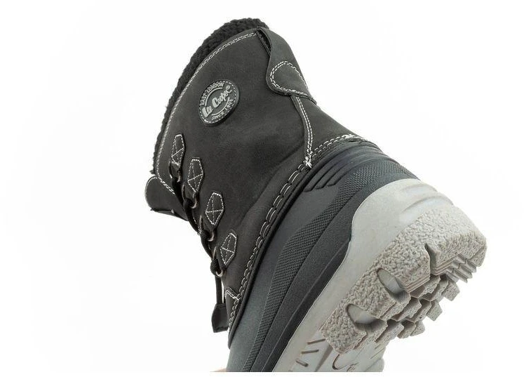 Lee Cooper vaikiški pašiltinti žiemos aulinukai berniukams, juodi