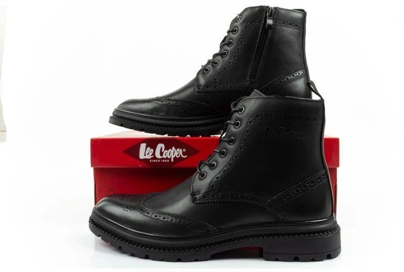 Lee Cooper vyriški elegantiški juodi odiniai Chelsea aulinukai
