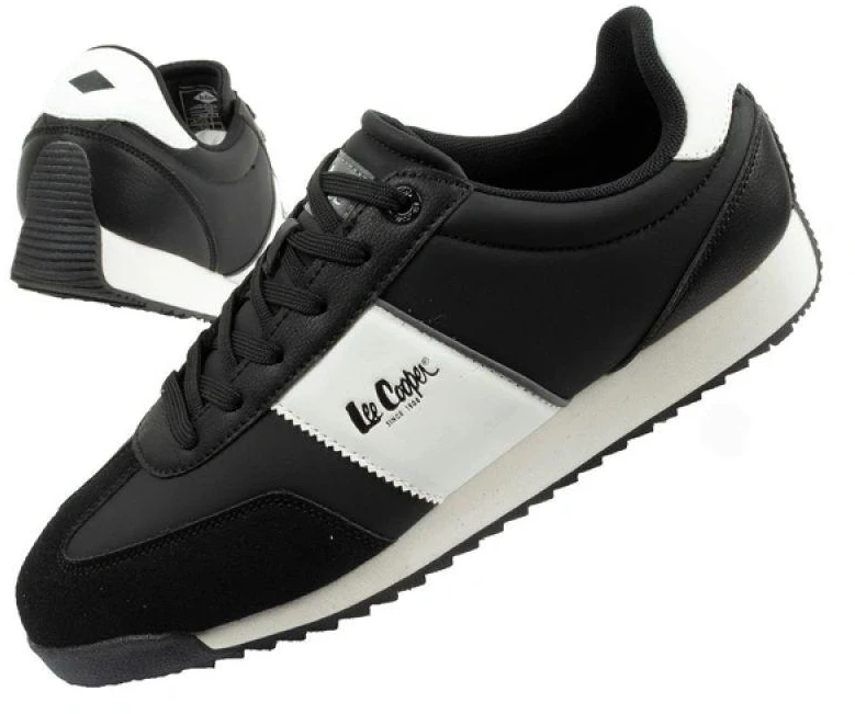 Lee Cooper vyriški juodi stilingi ir patogūs sportiniai bateliai (kedai)