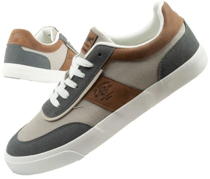 Lee Cooper vyriški kedai, madingi, patogūs, patvarūs, pilki