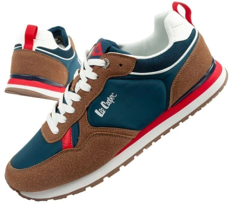 Lee Cooper vyriški kedai, stilingi, patogūs, patvarūs, tamsiai mėlynos, rudos spalvos