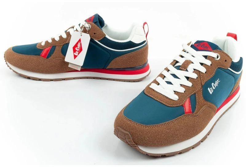 Lee Cooper vyriški kedai, stilingi, patogūs, patvarūs, tamsiai mėlynos, rudos spalvos