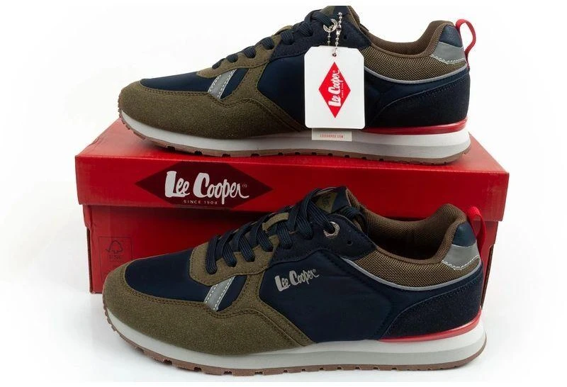 Lee Cooper vyriški kedai, stilingi, patogūs, patvarūs, tamsiai mėlyni, chaki