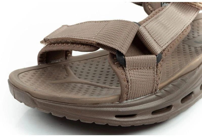 Lee Cooper vyriški šviesiai žali vasaros paplūdimio sandalai su lipukais