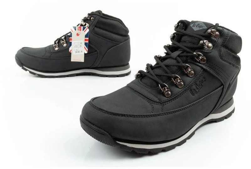 Lee Cooper vyriški žieminiai žygio aulinukai juodi