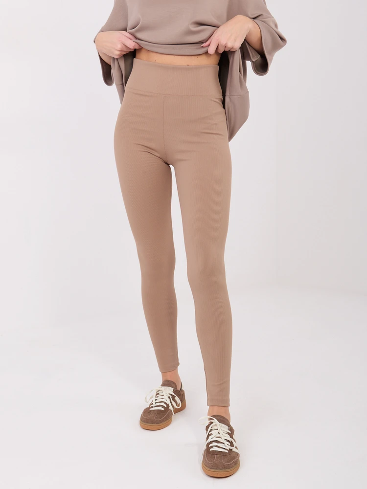 Leginsy-RV-LG-9872.22-ciemny bezowy