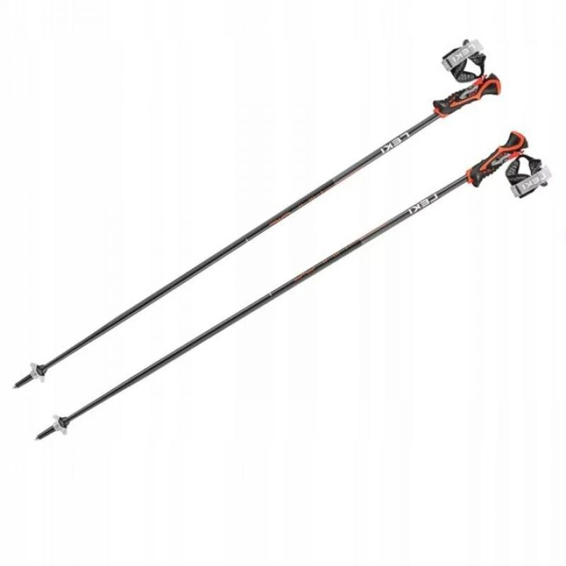LEKI POLES 3D ​​AIRFOIL juodas/red 120