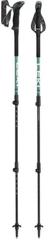 LEKI MAKALU LITE trekking poles, 100–135 cm, žalias/baltas