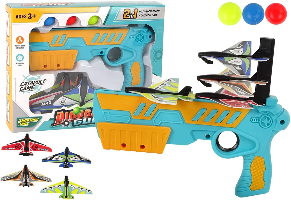 Žaislinis šautuvas su lėktuvu Lean Toys