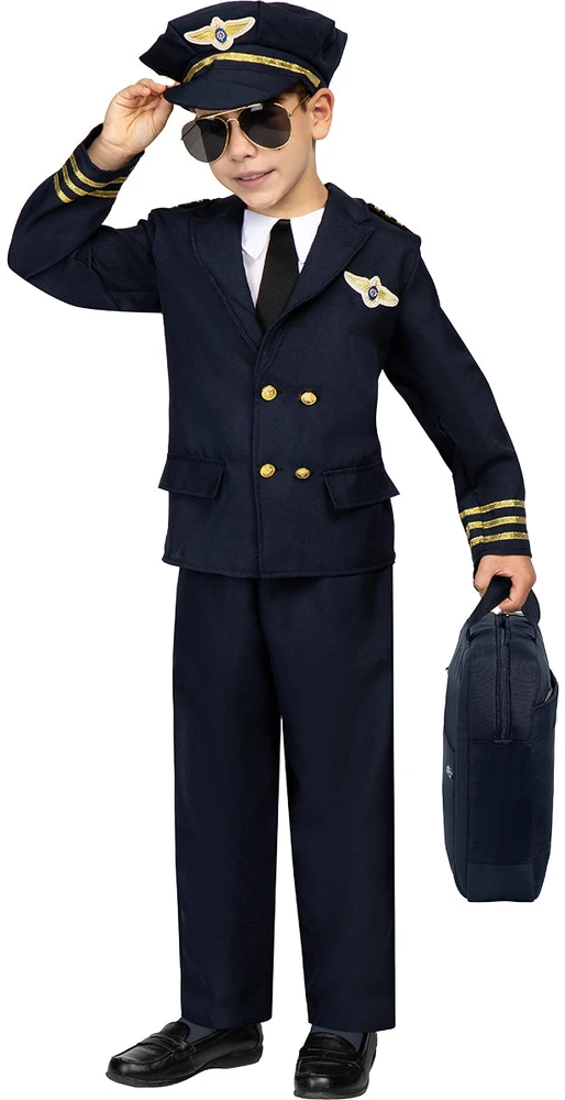 Lėktuvo piloto kostiumas berniukams
