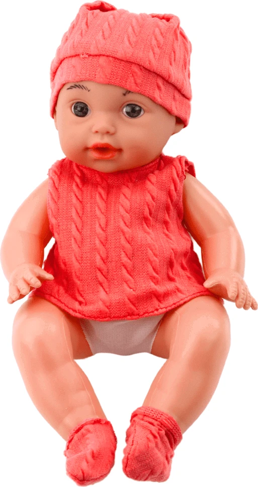Lean Toys Lėlė kūdikis su buteliuku ir garsais 30 cm