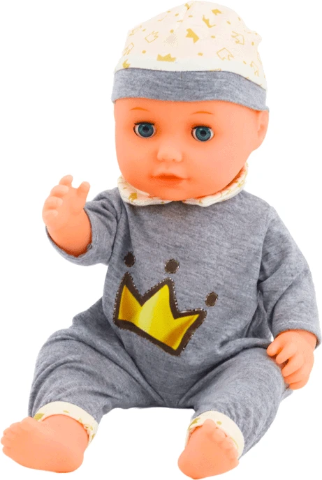 Lean Toys Lėlė kūdikis su garsais ir priedais