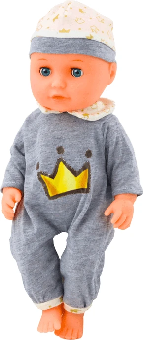 Lean Toys Lėlė kūdikis su garsais ir priedais