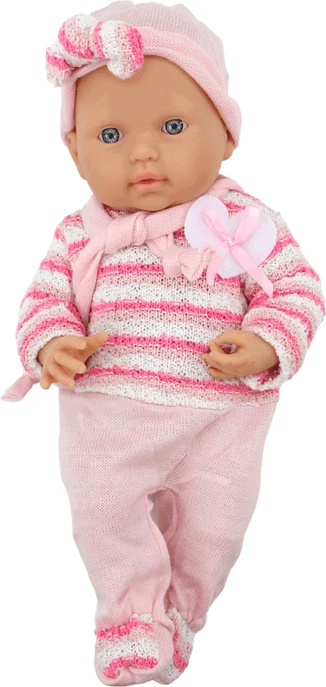 Kūdikis lėlė Lean Toys su judančiomis galūnėmis, 39 cm