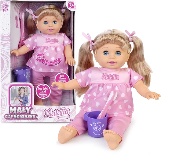 Artyk Lėlė Natalia su valymo priedais edukacinė 33 cm