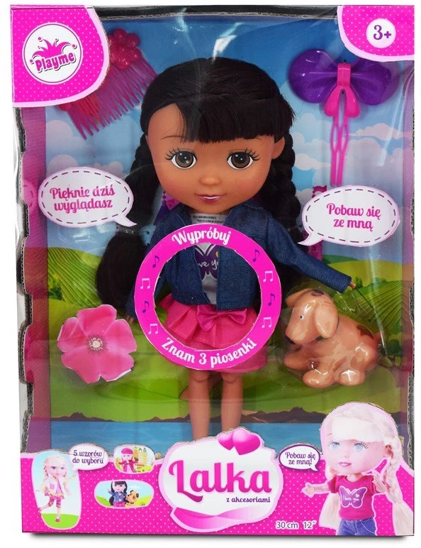 Playme - Lėlė su veterinarijos reikmenimis (30 cm)