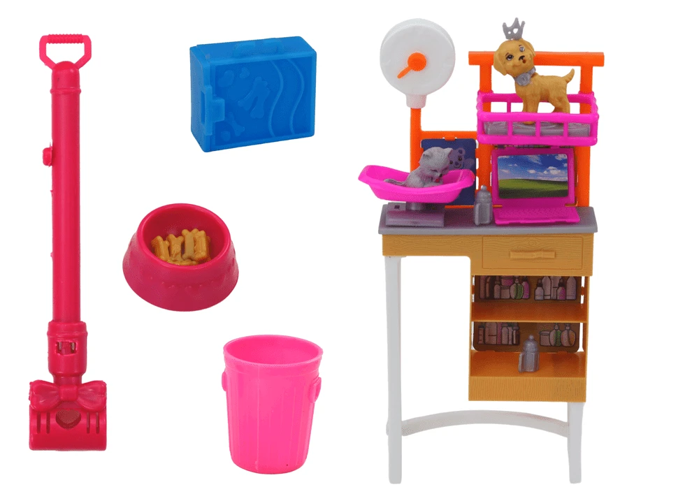 Lean Toys Lėlė su priedais Veterinarė
