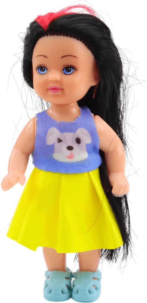 Lean Toys Lėlė su Šuniuku, Būdele ir Nešykle
