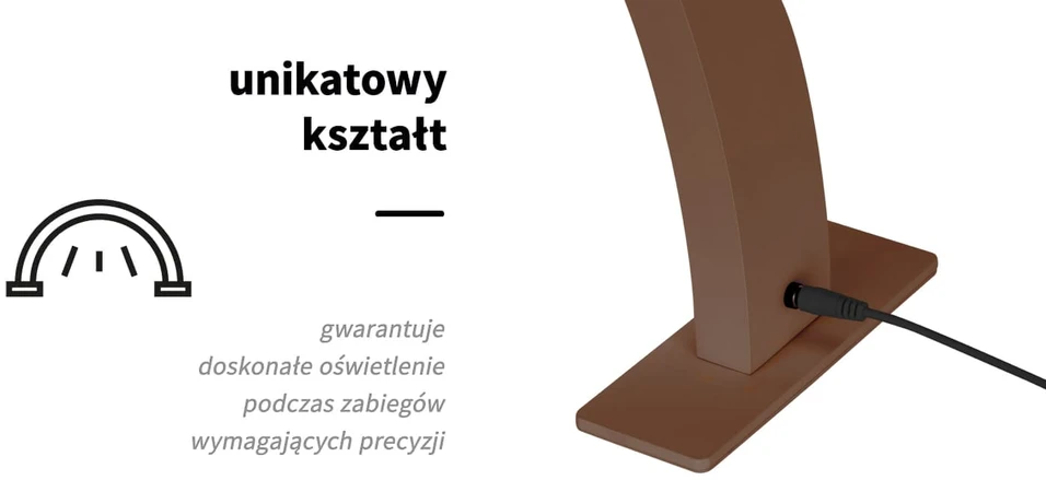 Activeshop Kosmetologinė LED lempa GLOW ARCHE II Brown