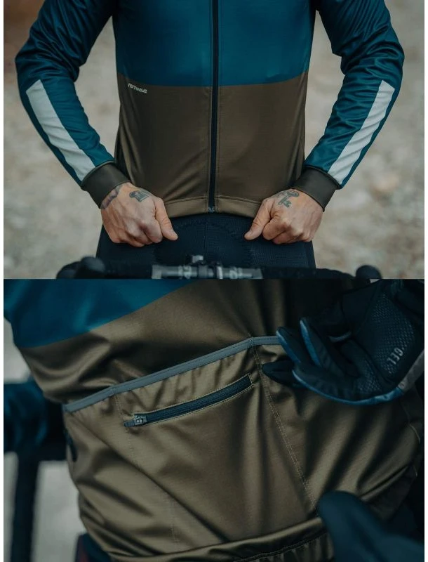 Lengva dviračių striukė Northwave Blade Light, mėlyna ir žalia