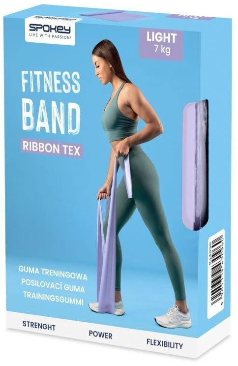 Spokey plati treniruočių juosta su šviesa RIBBON TEX