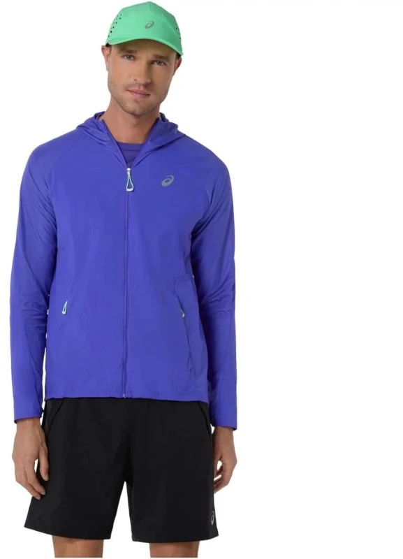 Lengva sulankstoma striukė ASICS Road Packable, mėlyna