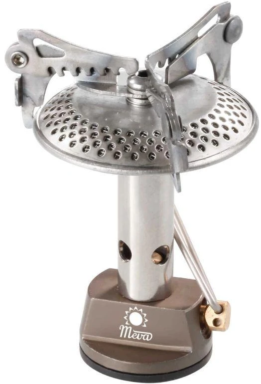 Lengviausias turistinis dujų balionėlių degiklis (su vožtuvu arba sriegiu) HIKER 70gram 2.4kW