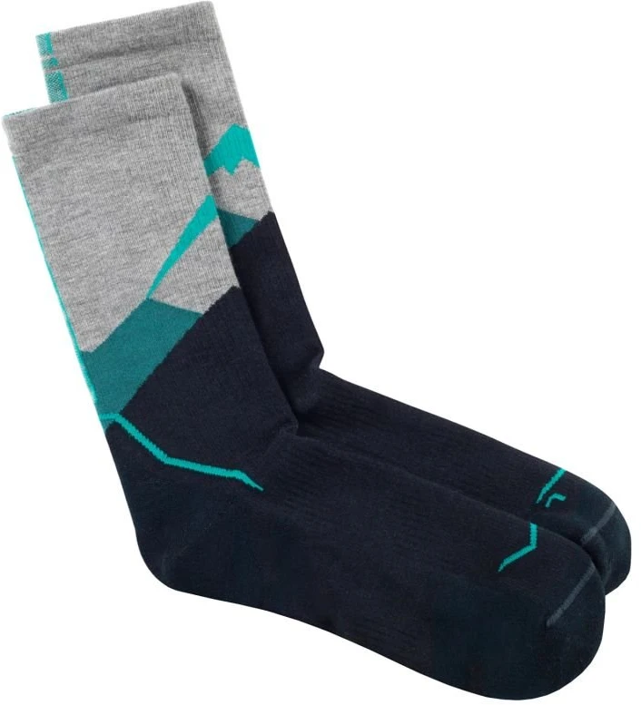 Lengvos merino vilnos kojinės BUFF, juodos