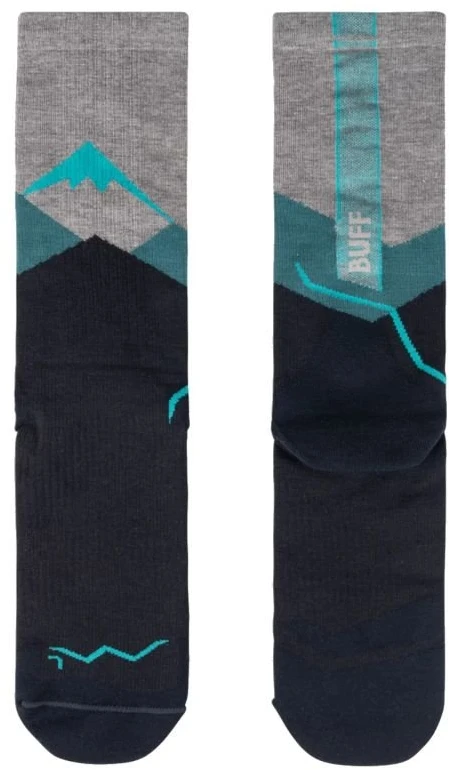 Lengvos merino vilnos kojinės BUFF, juodos