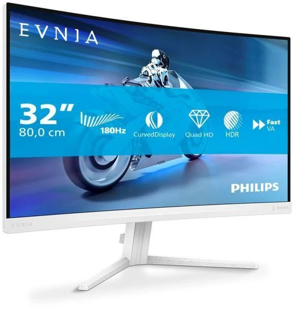 Lenktas Philips monitorius 80,0 cm (31,5") 32M2C5501 16:9, 2xHDMI+DP