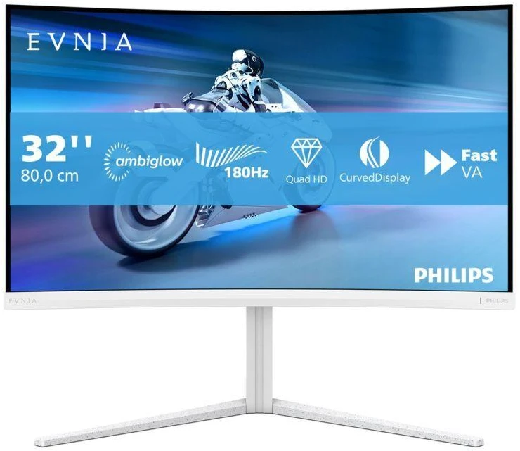 Lenktas Philips monitorius 80,0 cm (31,5") 32M2C5501 16:9, 2xHDMI+DP