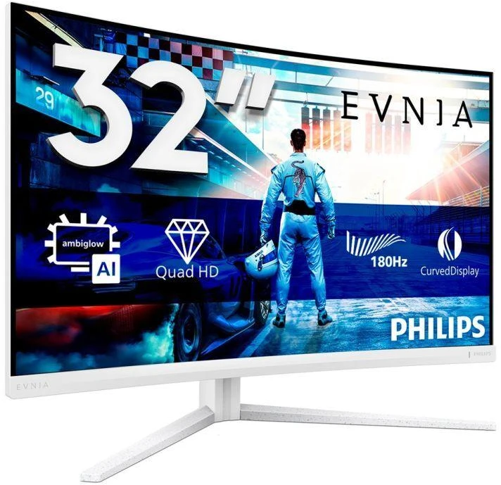 Lenktas Philips monitorius 80,0 cm (31,5") 32M2C5501 16:9, 2xHDMI+DP