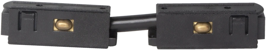Lenkto magnetinio bėgelio ZAMBELIS lankstus sujungimas, juodas, 22096