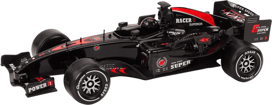 Lean Toys Mašinėlė Racer Sports Car F1 Driven 1:10 Juodas Sounds