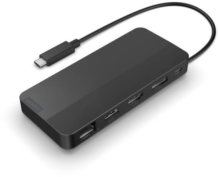 Lenovo | USB-C Dual Ekranas Travel Dock su adapteriu | 40B90100EU | Ethernet LAN (RJ-45) jungtys 1 | DisplayPorts quantity 1 | USB 3.0 (3.1 Gen 1) jungtys quantity 1 x USB-A 10 Gbps, 2 x USB-C 10 Gbps | HDMI jungtys quantity 1 | 65 W | Garantija 36 mėn.