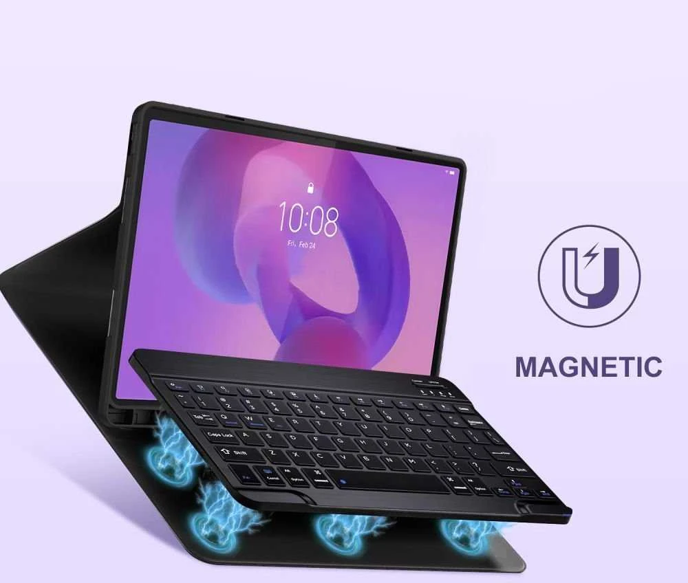 „Tech-Protect SC Pen + KB“, skirtas „Lenovo Idea TAB Plus 12.1 TB-361“ planšetiniam kompiuteriui, juodas