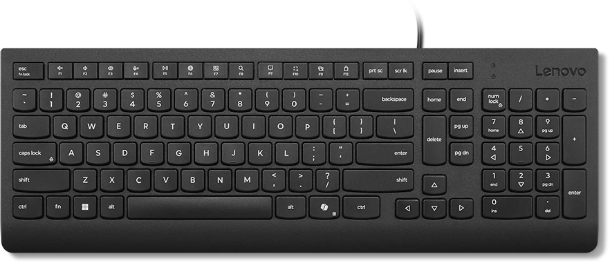 Lenovo Klaviatūra | Essential | Klaviatūra | su laidu | US English | Juodas