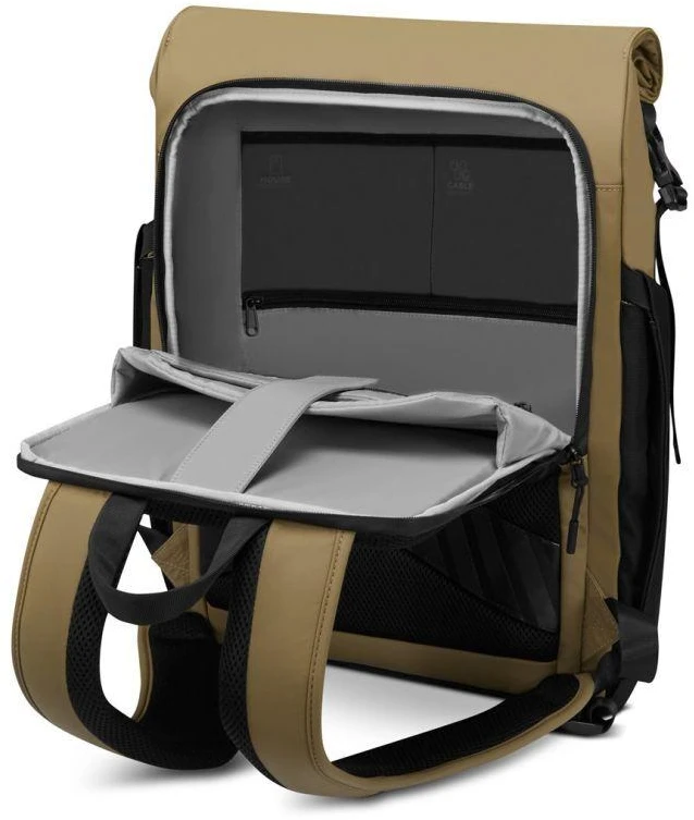 Lenovo GX41U39298 laptop case 40.6 cm (16") Backpack Juodas, Geltona