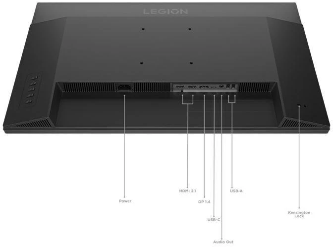 Monitorius Lenovo Legion 27QD-10 27" QHD IPS 240Hz AG HDMI USB DP, juodas (Raven Juodas)