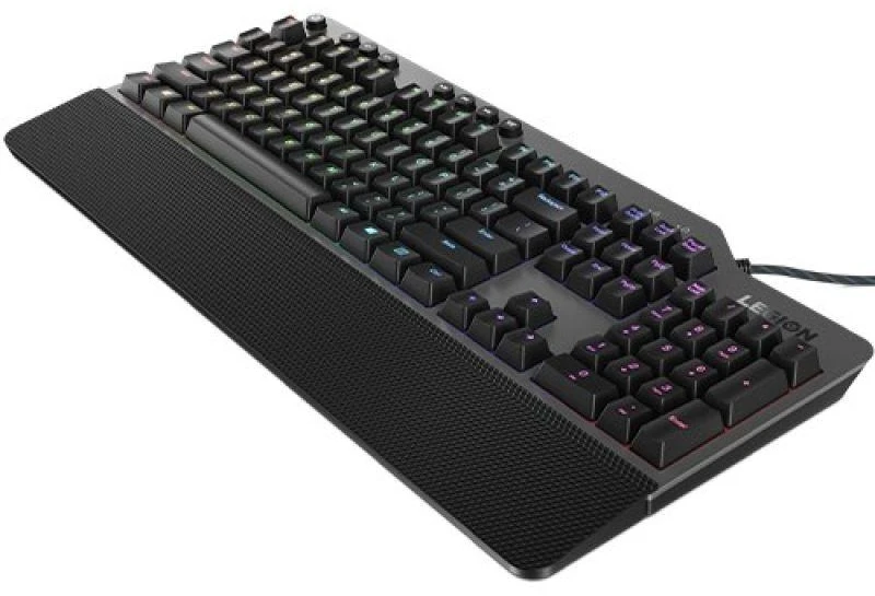 Lenovo | Legion K500 RGB | Iron pilkas top cover and juodas body | Mechaninė klaviatūra žaidimams | su laidu | US | Iron pilkas top cover and juodas body