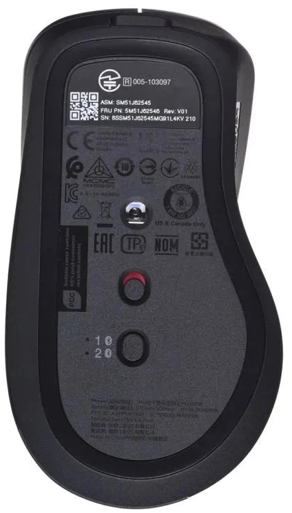 „Lenovo“ profesionalioji „Bluetooth“ pelė su įkraunama baterija 4Y51J62544