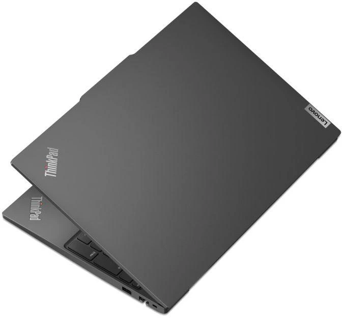 Lenovo ThinkPad E16 Gen 2 Ryzen 5 7535U 16" WUXGA IPS 300nitų AG 8GB DDR5 SSD256 660M apšviečiama klaviatūra, pirštų atspaudų skaitytuvas, 1080p kamera, 47Wh, W11Pro, juodas (PERPAKUOTAS), 2 metų garantija