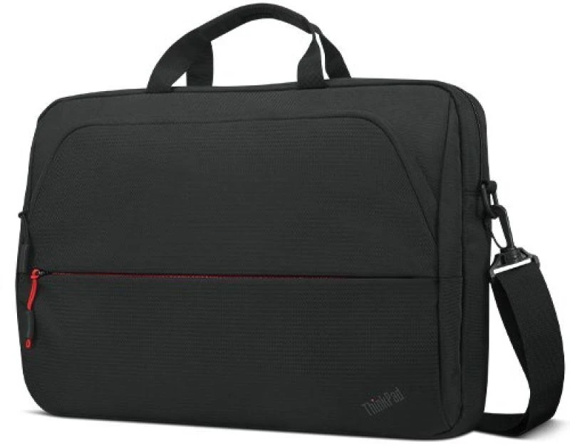 Lenovo | Essential | ThinkPad Essential 15.6" nešiojamas kompiuteris su viršutiniu dėklu (tvarus ir ekologiškas, pagamintas iš perdirbto PET: iš viso 7,5 %; išorė: 24 %) | Tinka iki 16" | Uždaras | Dirželis per petį | Juodas