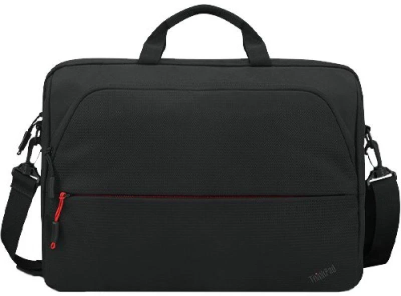 Lenovo | Essential | ThinkPad Essential 15.6" nešiojamas kompiuteris su viršutiniu dėklu (tvarus ir ekologiškas, pagamintas iš perdirbto PET: iš viso 7,5 %; išorė: 24 %) | Tinka iki 16" | Uždaras | Dirželis per petį | Juodas