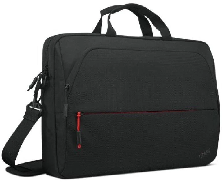 Lenovo | Essential | ThinkPad Essential 15.6" nešiojamas kompiuteris su viršutiniu dėklu (tvarus ir ekologiškas, pagamintas iš perdirbto PET: iš viso 7,5 %; išorė: 24 %) | Tinka iki 16" | Uždaras | Dirželis per petį | Juodas