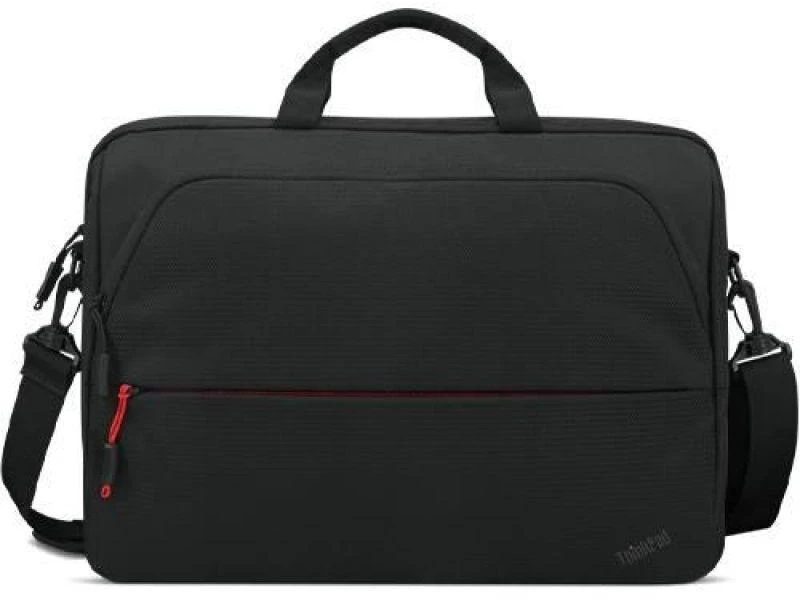 Lenovo | Essential | ThinkPad Essential 15.6" nešiojamas kompiuteris su viršutiniu dėklu (tvarus ir ekologiškas, pagamintas iš perdirbto PET: iš viso 7,5 %; išorė: 24 %) | Tinka iki 16" | Uždaras | Dirželis per petį | Juodas