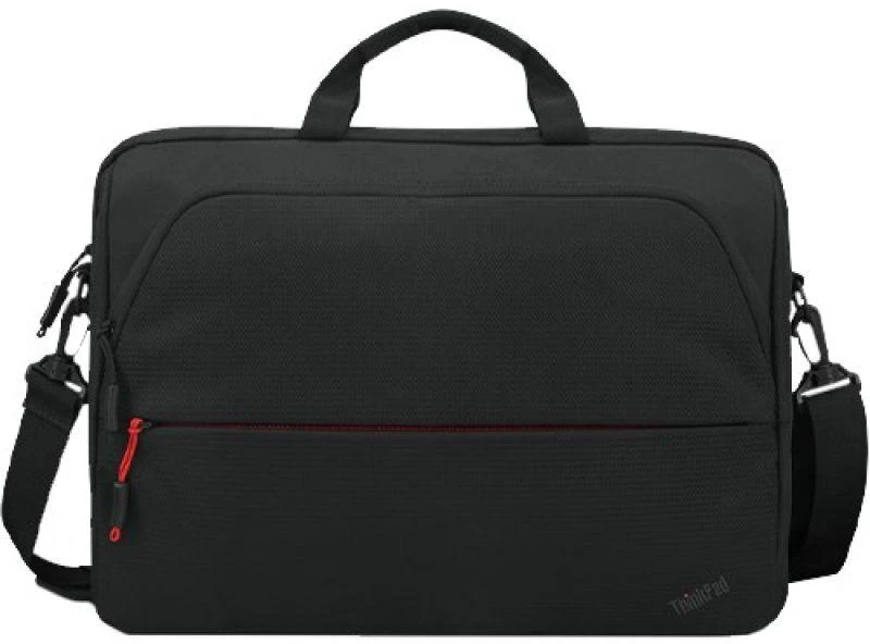 Lenovo | Essential | ThinkPad Essential 15.6" nešiojamas kompiuteris su viršutiniu dėklu (tvarus ir ekologiškas, pagamintas iš perdirbto PET: iš viso 7,5 %; išorė: 24 %) | Tinka iki 16" | Uždaras | Dirželis per petį | Juodas