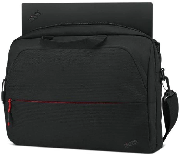 Lenovo | Essential | ThinkPad Essential 15.6" nešiojamas kompiuteris su viršutiniu dėklu (tvarus ir ekologiškas, pagamintas iš perdirbto PET: iš viso 7,5 %; išorė: 24 %) | Tinka iki 16" | Uždaras | Dirželis per petį | Juodas